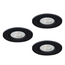 Innfelt lampe Barranco IP44 30 mm 3000K Sett på 3