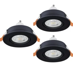 Innfelt lampe Barranco 90 mm 4000K Set om 3