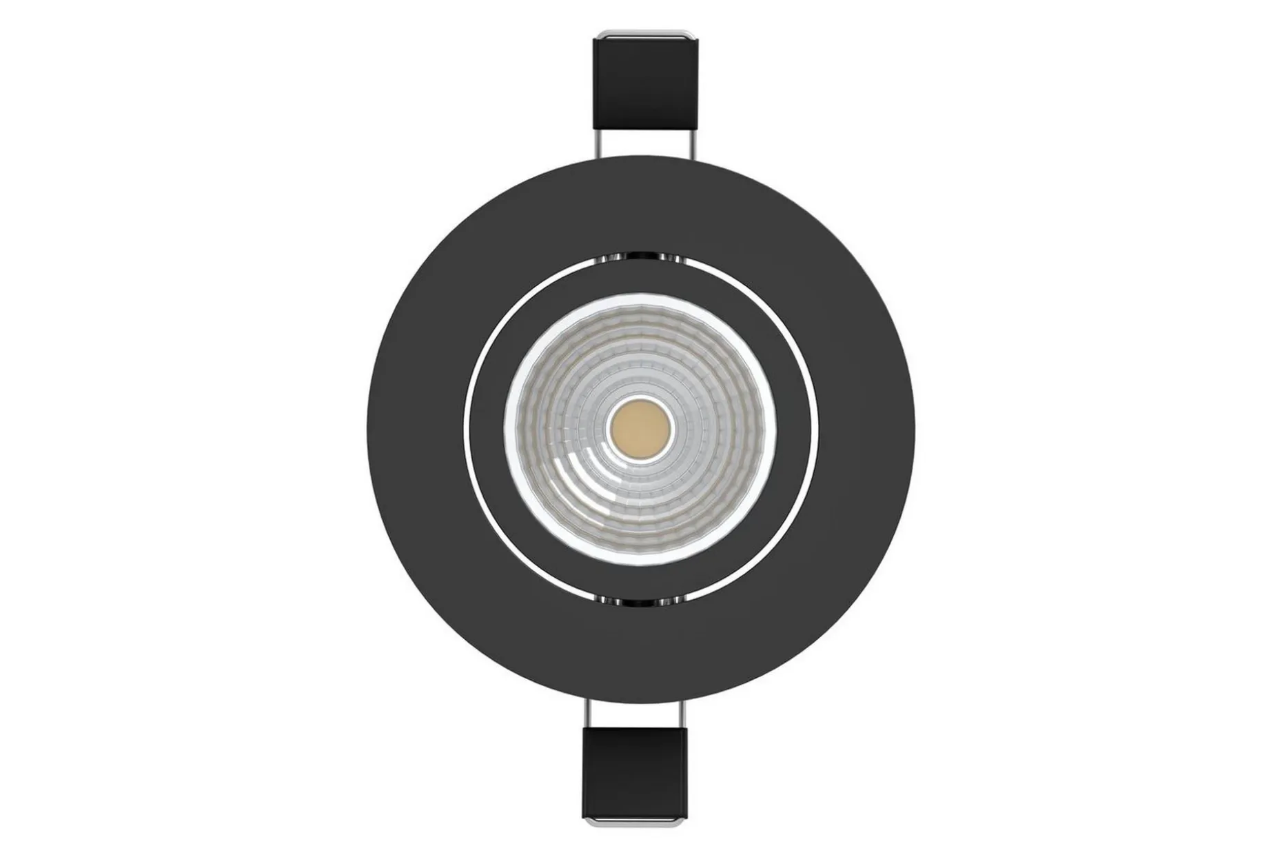 Innfelt Lampe Eglo Saliceto 3 stk Ø88 mm 2700K Svart