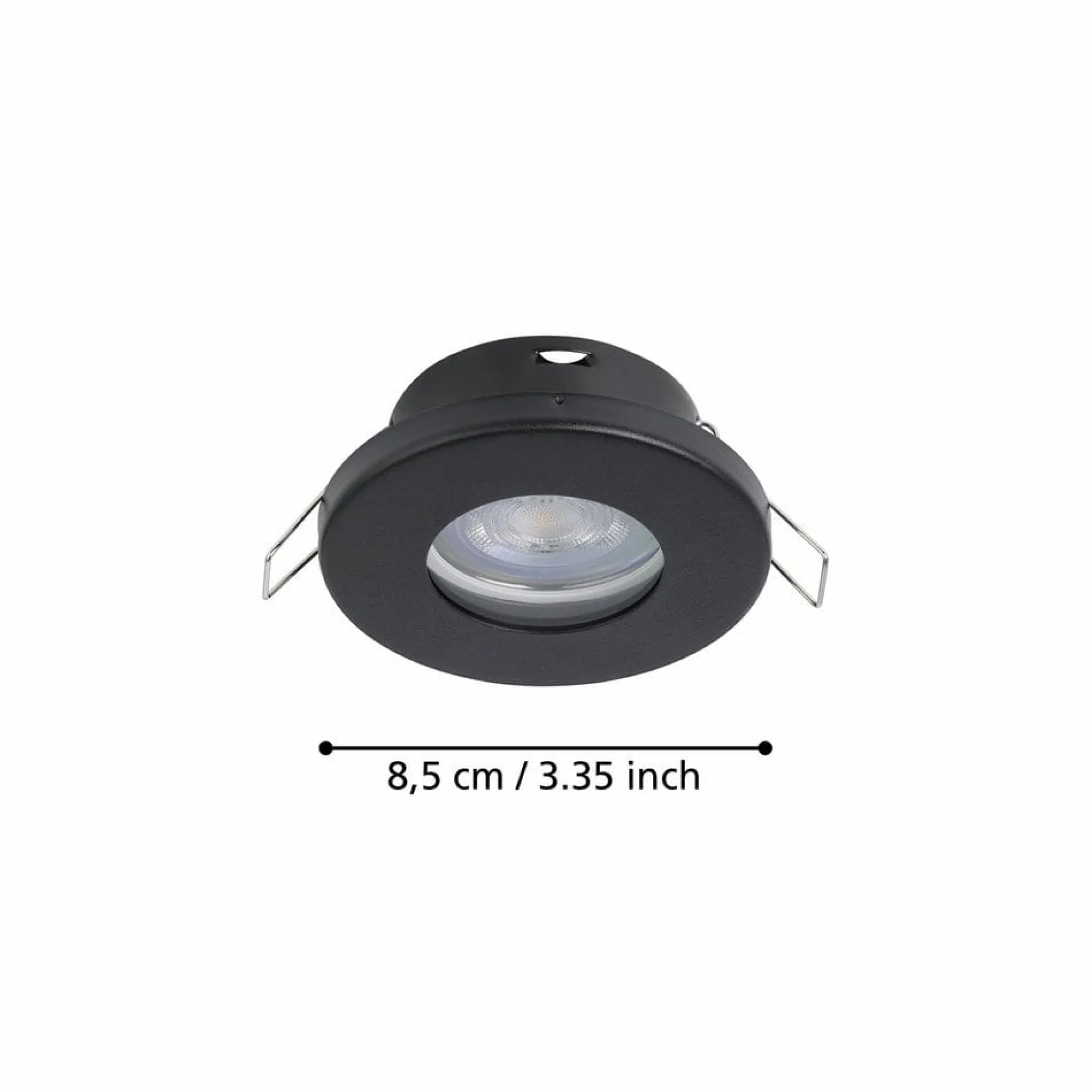 Innfelt lampe Favazzina 85 mm sett med 3
