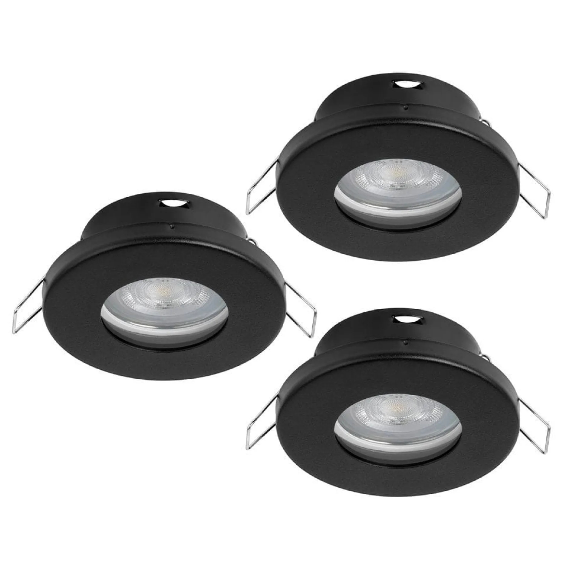 Innfelt lampe Favazzina 85 mm sett med 3