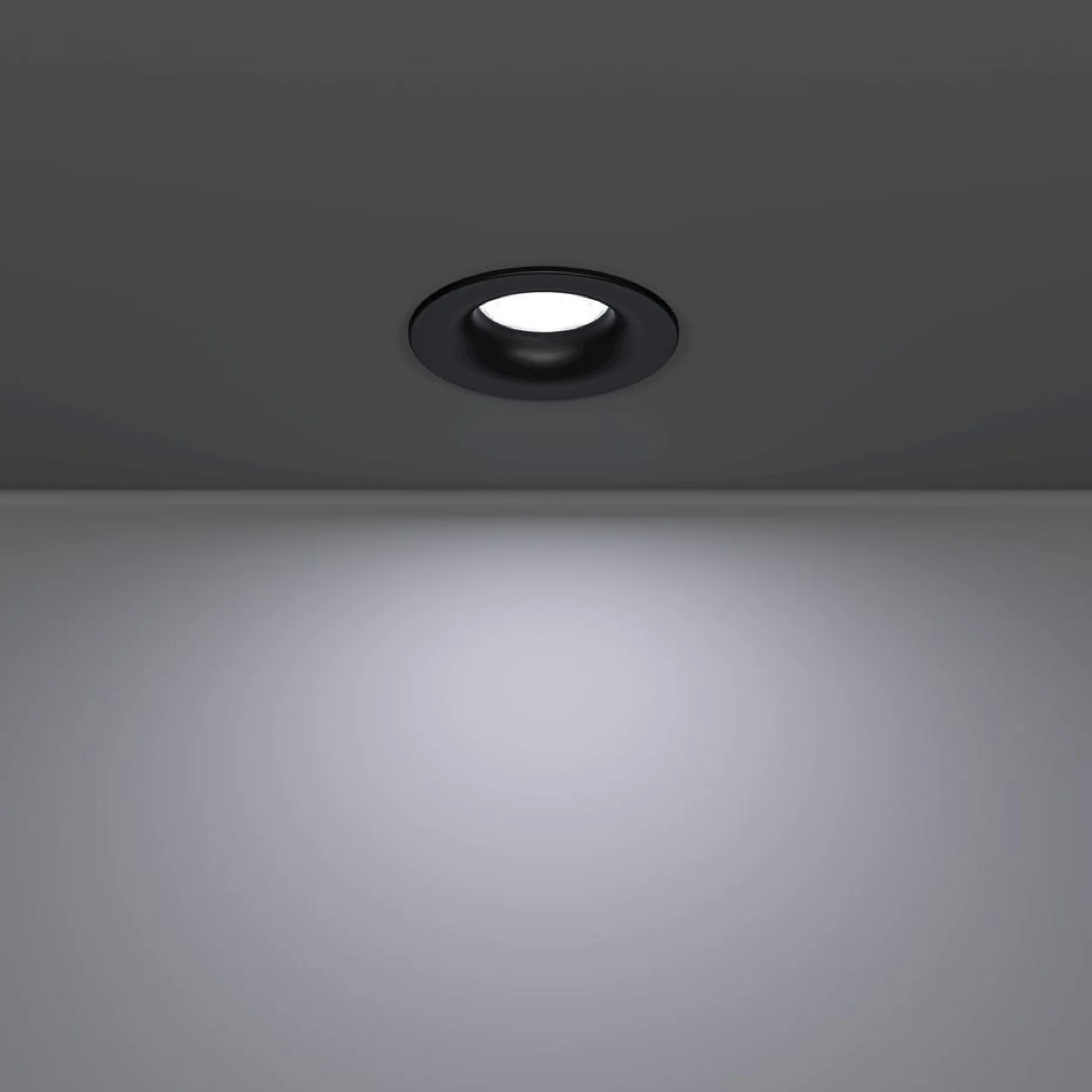 Innfelt lampe Salabate 88 mm