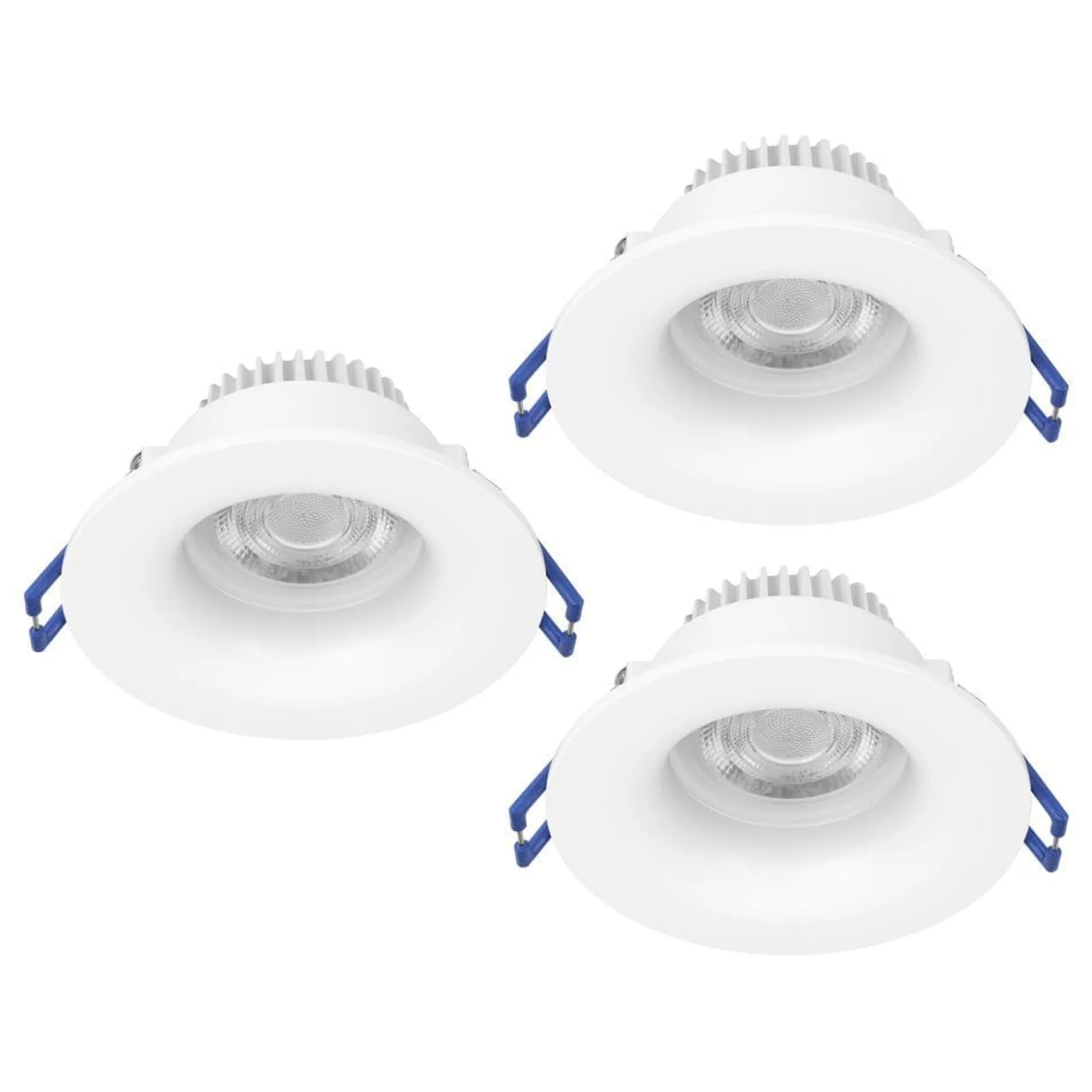 Innfelt lampe Salabate 88 mm Sett med 3