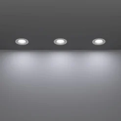 Innfelt lampe Salabate 88 mm Sett med 3