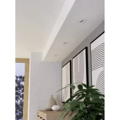 Innfelt lampe Saliceto Hvit 4000K
