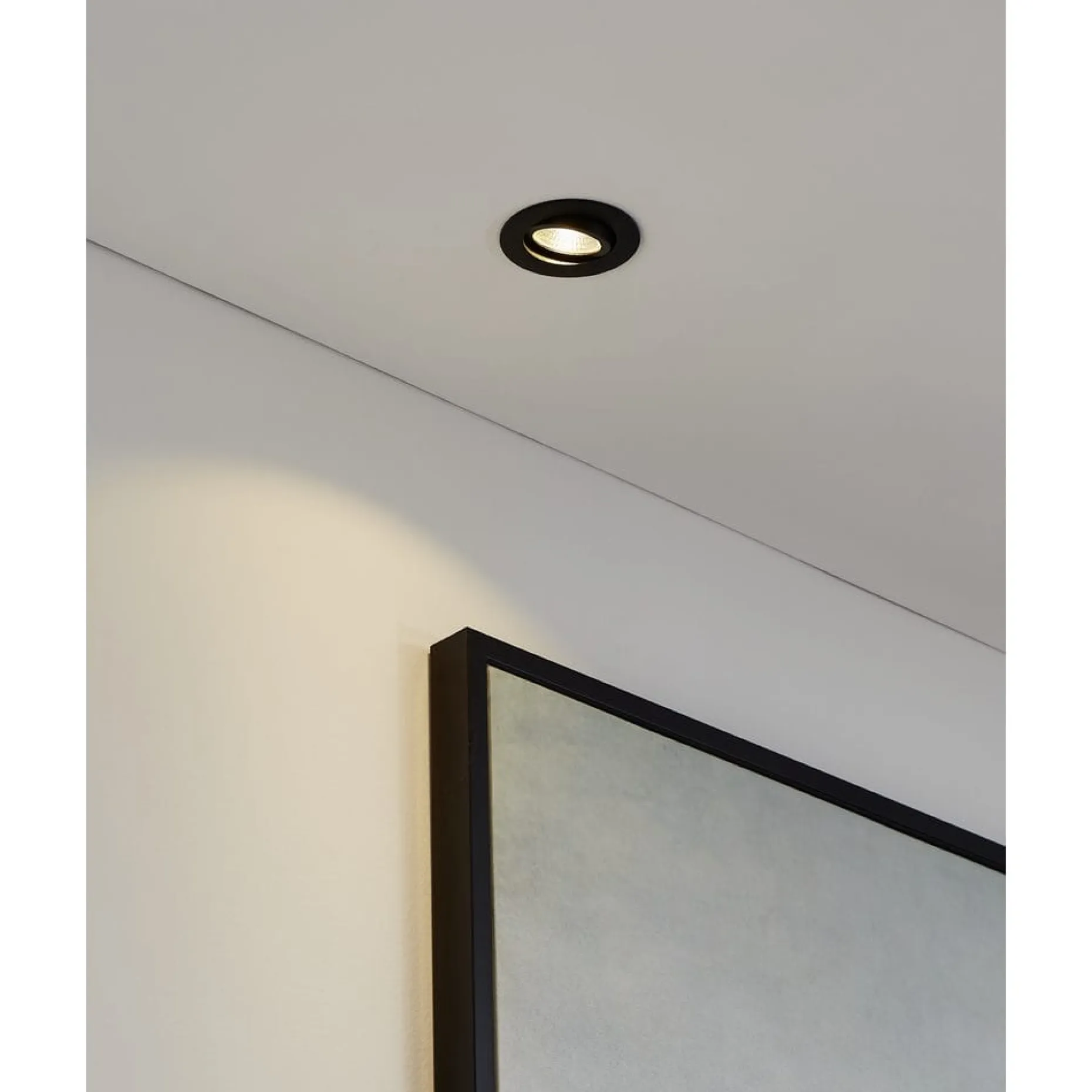 Innfelt lampe Saliceto Ø88 mm 2700K