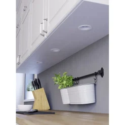 Innfelt lampe Saliceto 88 mm 2700K Sett med 3