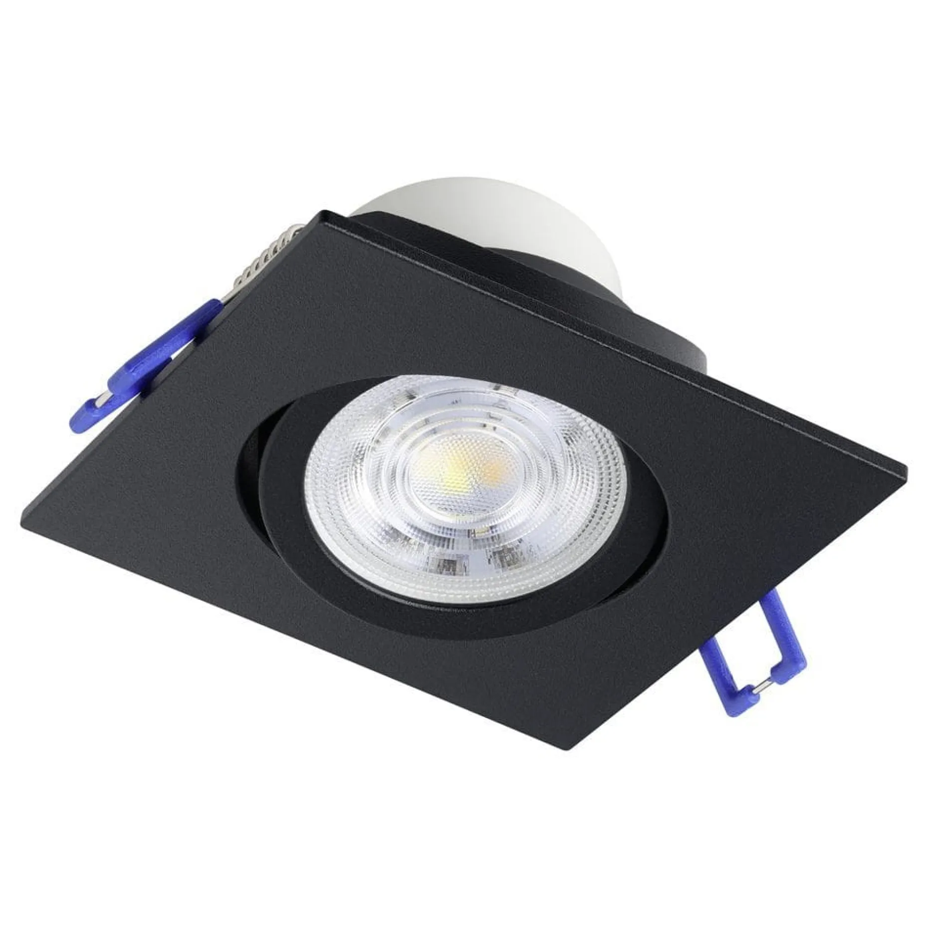 Innfelt lampe Saliceto Mobil Svart 4000K