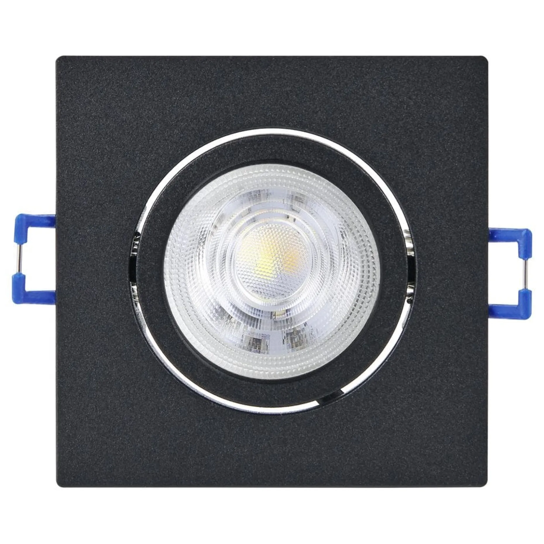Innfelt lampe Saliceto Mobil Svart 4000K