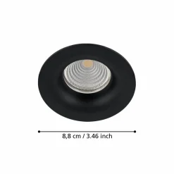 Innfelt lampe Saliceto Stel 88 mm 2700K