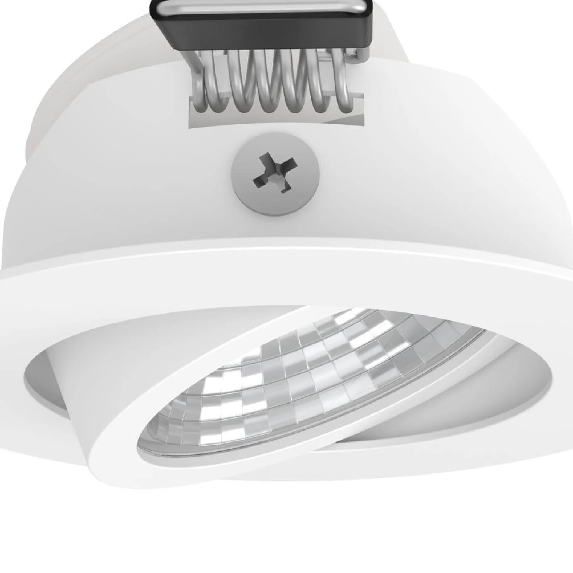 Innfelt lampe Saliceto 3 stk Ø88 mm 2700K