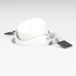 Innfelt lampe Saliceto 3 stk Ø88 mm 2700K