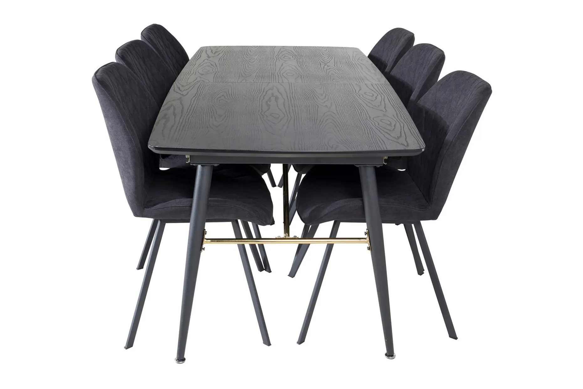 Irunea Forlengningsbar Spisegruppe 180 cm inkl. 6 Sumoas Sto