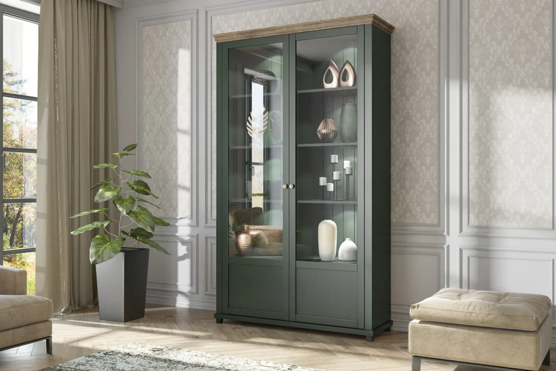 Ivreri Vitrine 42x126 cm