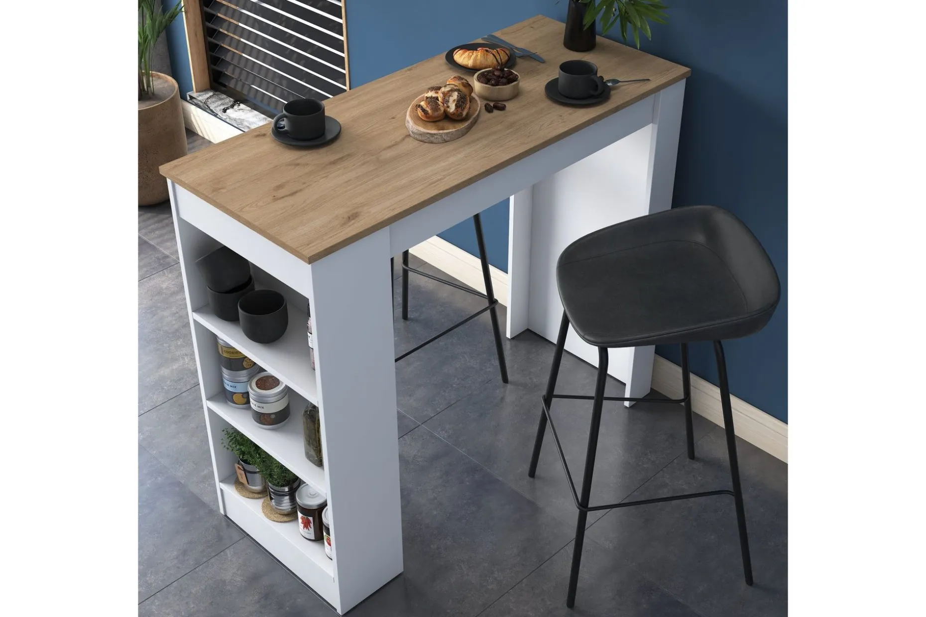 Iwao Bardisk 50x120 cm Brun/Hvit