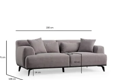 Jaguar 2-seters Sofa