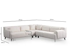 Jaguar 4-seters Sofa med Divan