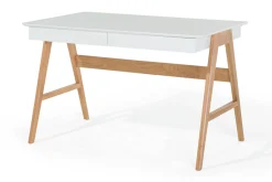 Jahnyia Skrivebord 120 cm med Oppbevaring 2 Skuffer