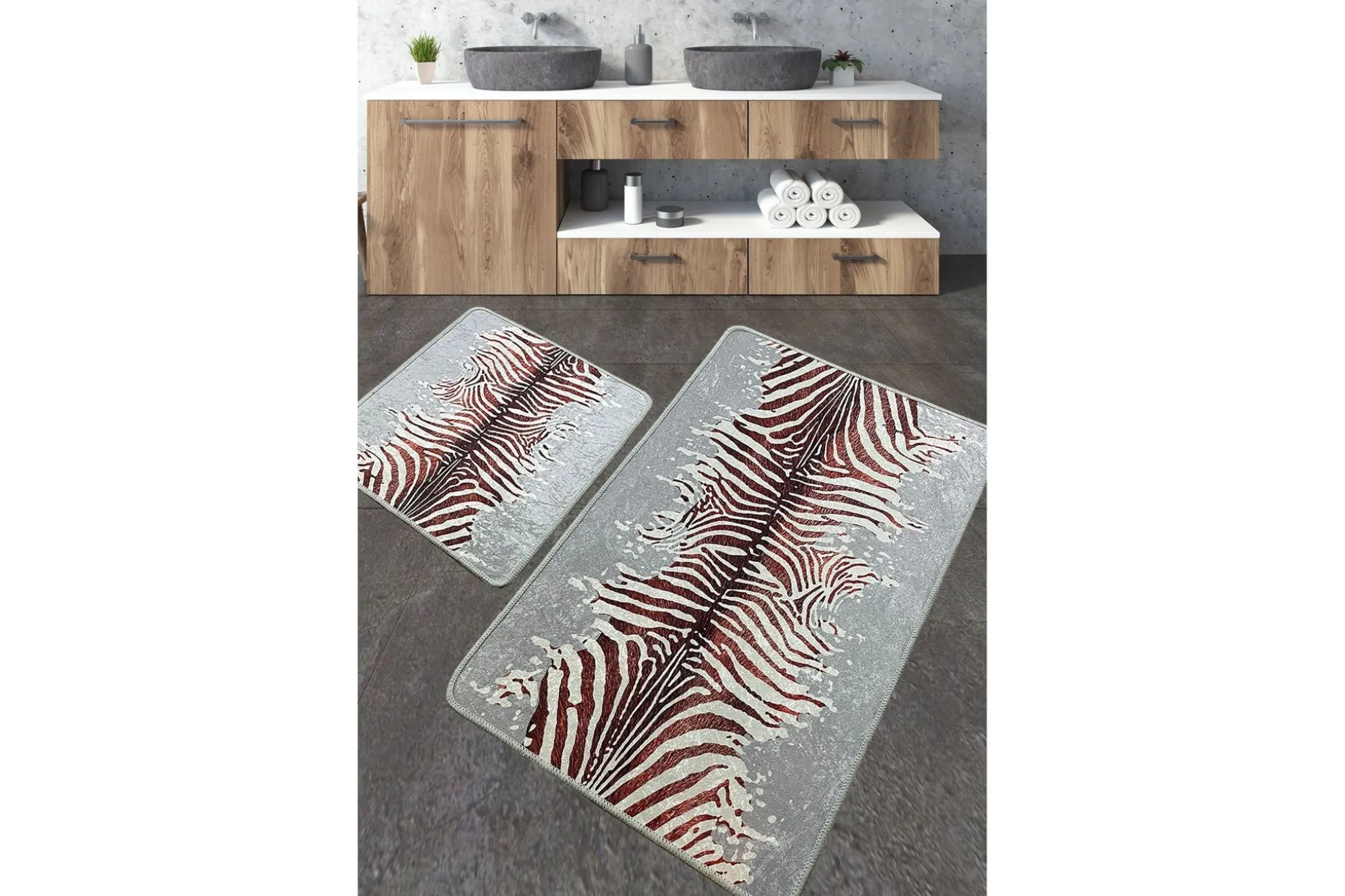 Jamir Baderomsmatte 60x100 cm Rektangulær