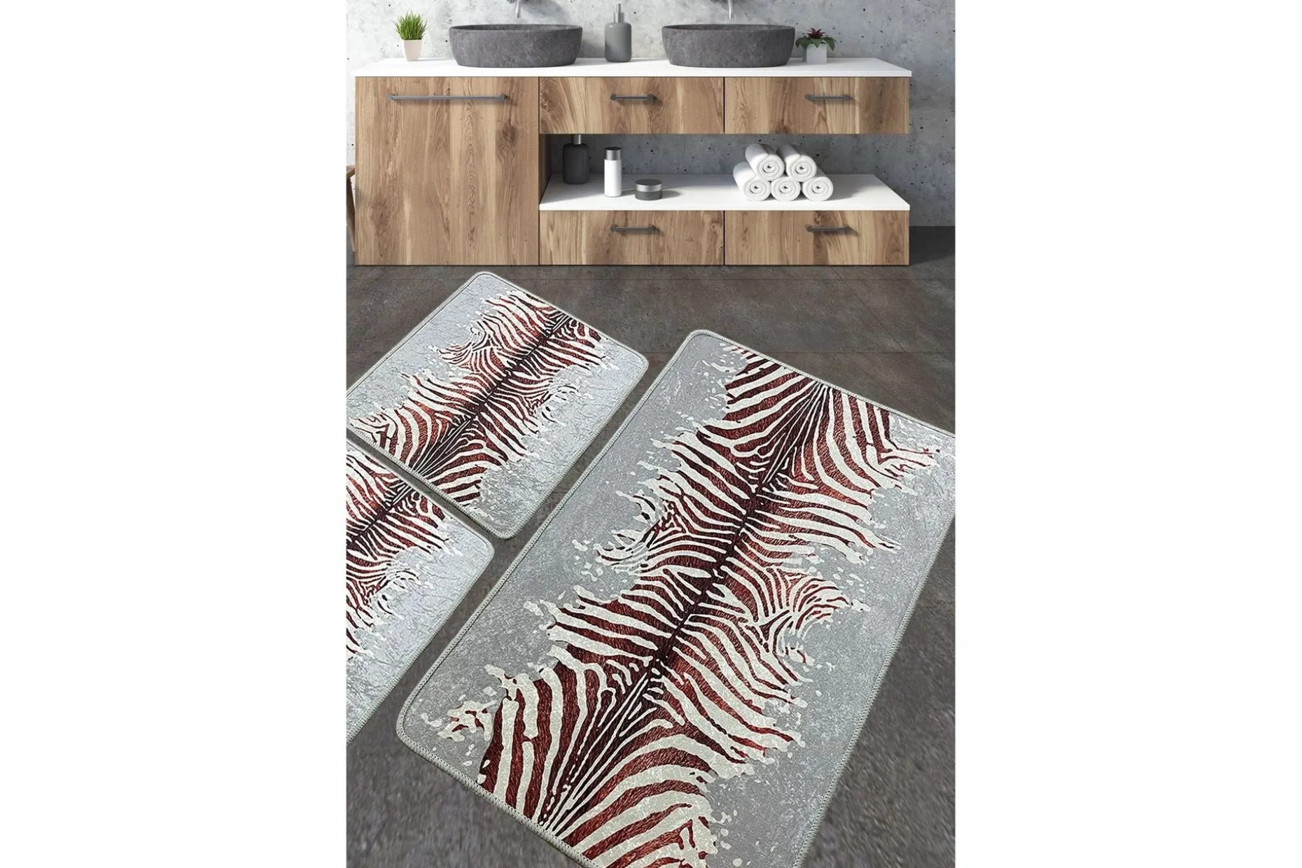 Jamir Baderomsmatte 60x100 cm Rektangulær