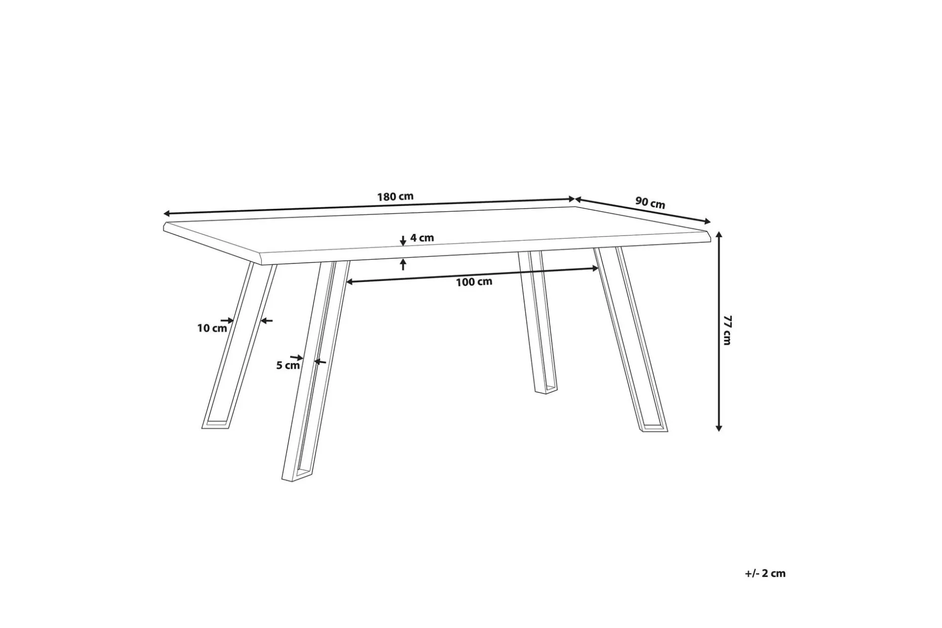 Joyl Spisebord 180x90 cm