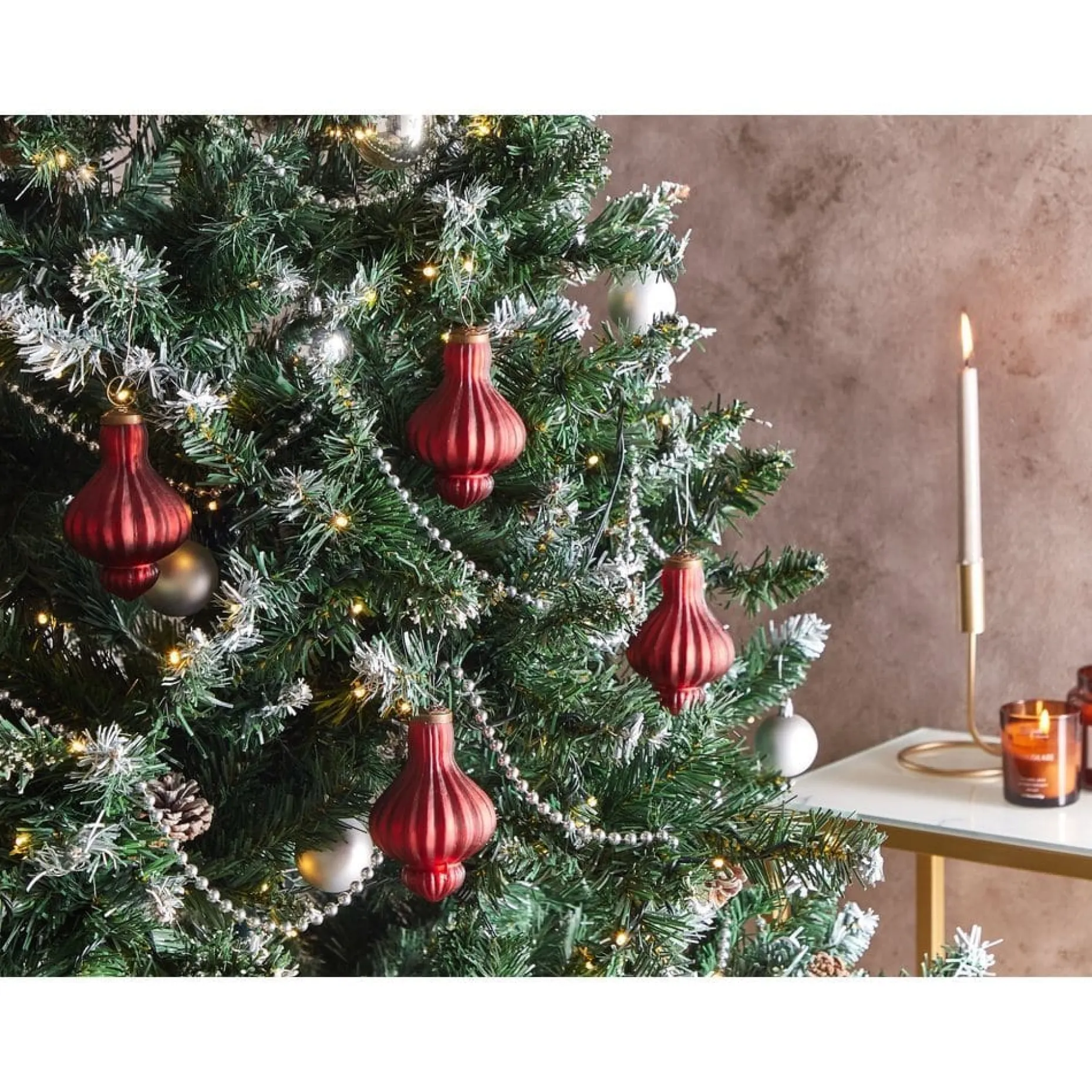 Julekule Brillant Sett med 8