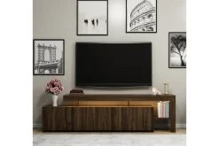 Jurukovo TV-benk 192x37 cm Brun