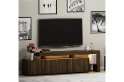 Jurukovo TV-benk 192x37 cm Brun