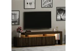 Jurukovo TV-benk 192x37 cm Brun