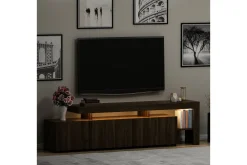 Jurukovo TV-benk 192x37 cm Brun