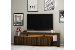 Jurukovo TV-benk 192x37 cm Brun