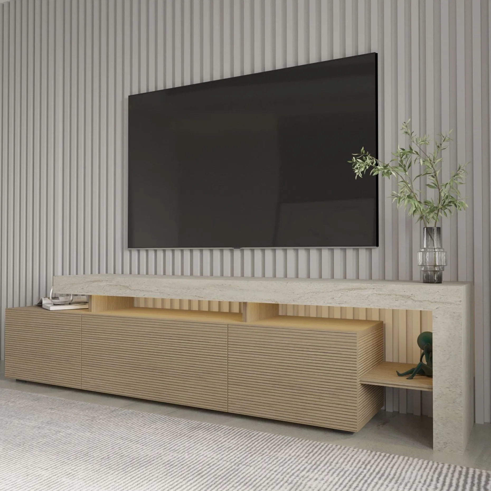 Jurukovo TV-benk 192x53x37 cm