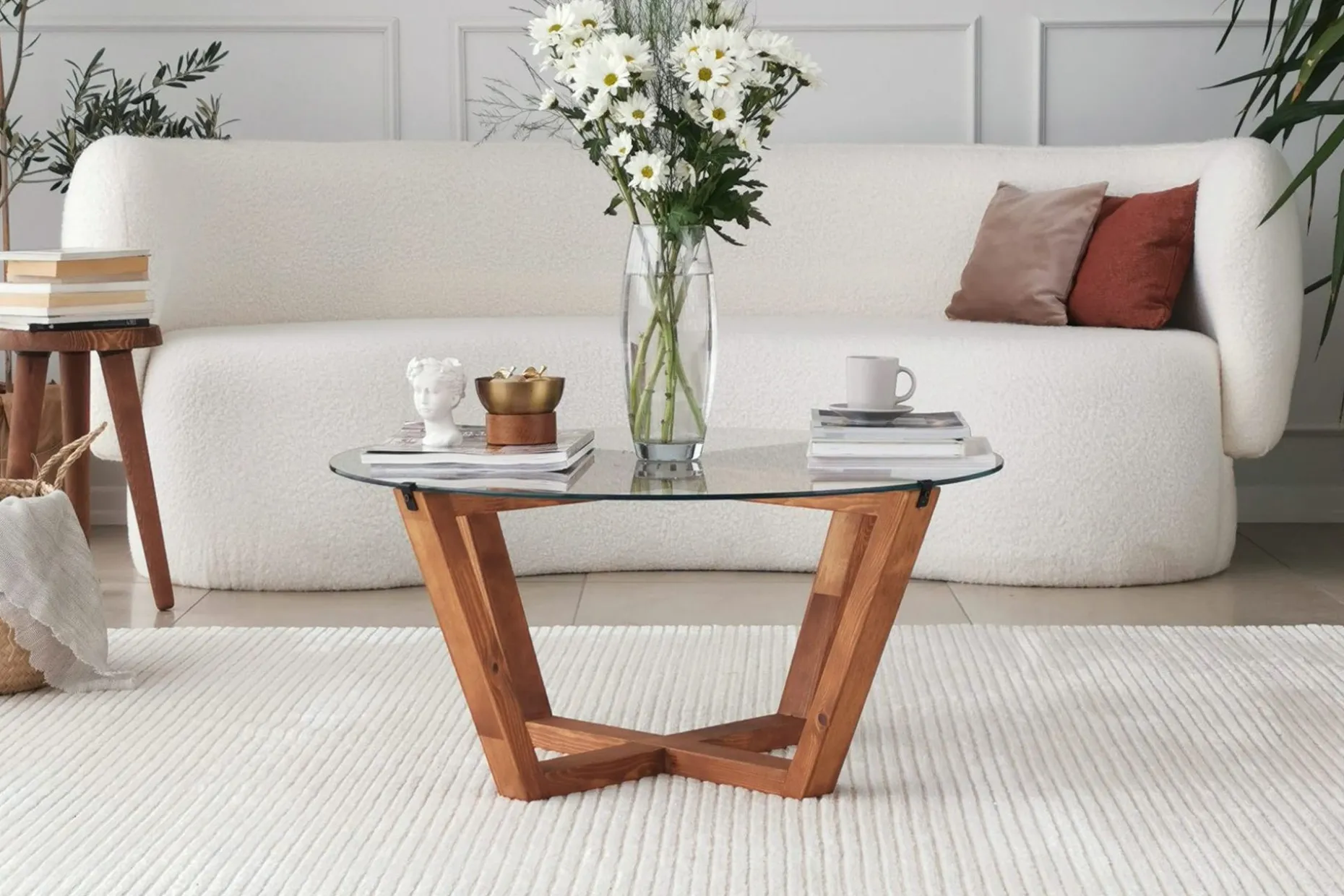 Kafrein Sofabord 75x35x75 cm