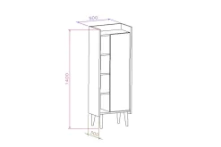 Keachi Highboard 50x30 cm