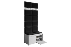 Kenmare Highboard Grey/Black