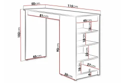 Kintore Barbord 50 cm