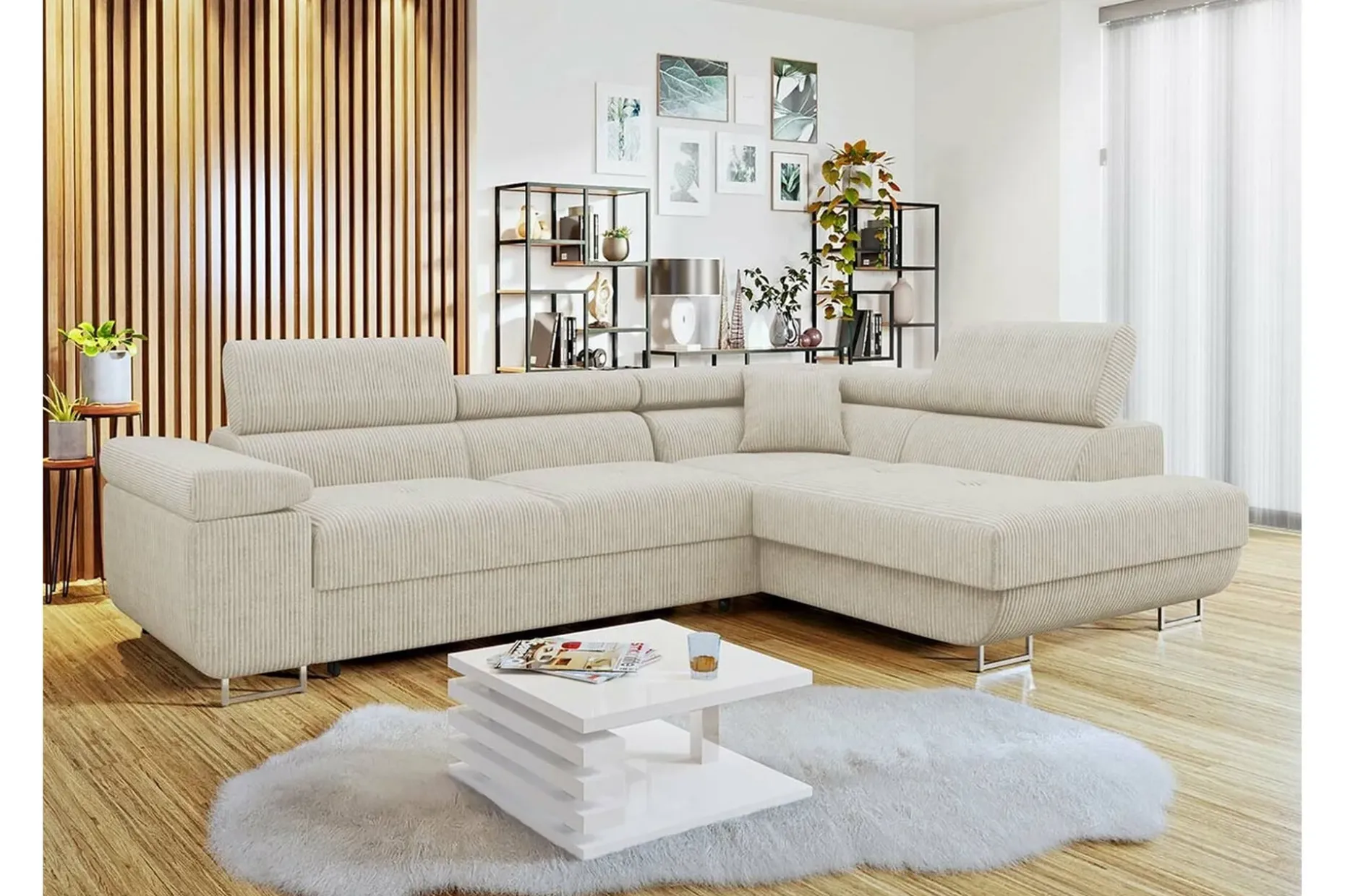 Kintore 4-seters Hjørnesovesofa