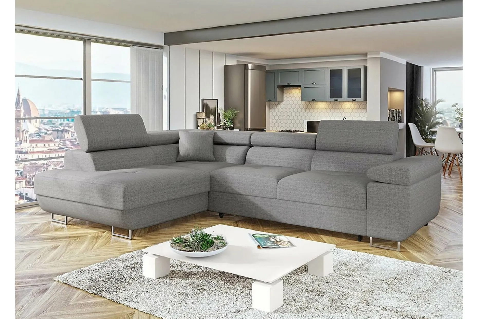 Kintore 3-seters Hjørnesovesofa