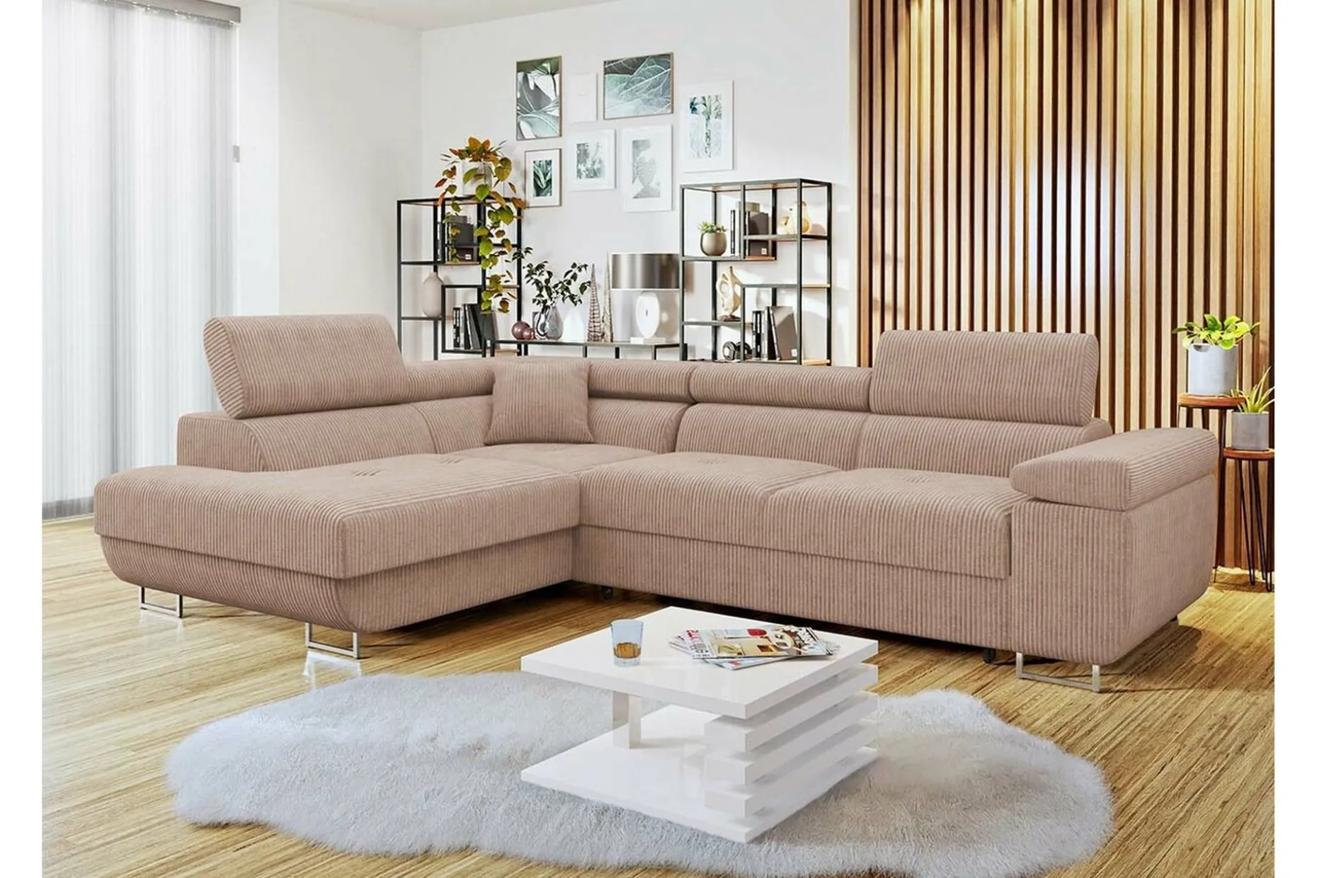 Kintore 4-seters Hjørnesovesofa