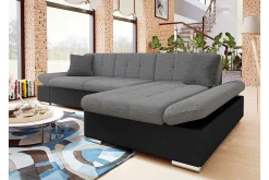 Kintore 3-sits Hörnsoffa Black/Grey