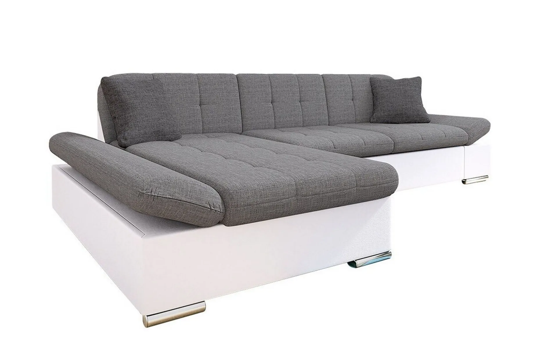 Kintore 3-sits Hörnsoffa Light Grey/White