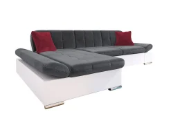 Kintore 3-sits Hörnsoffa White/Grey