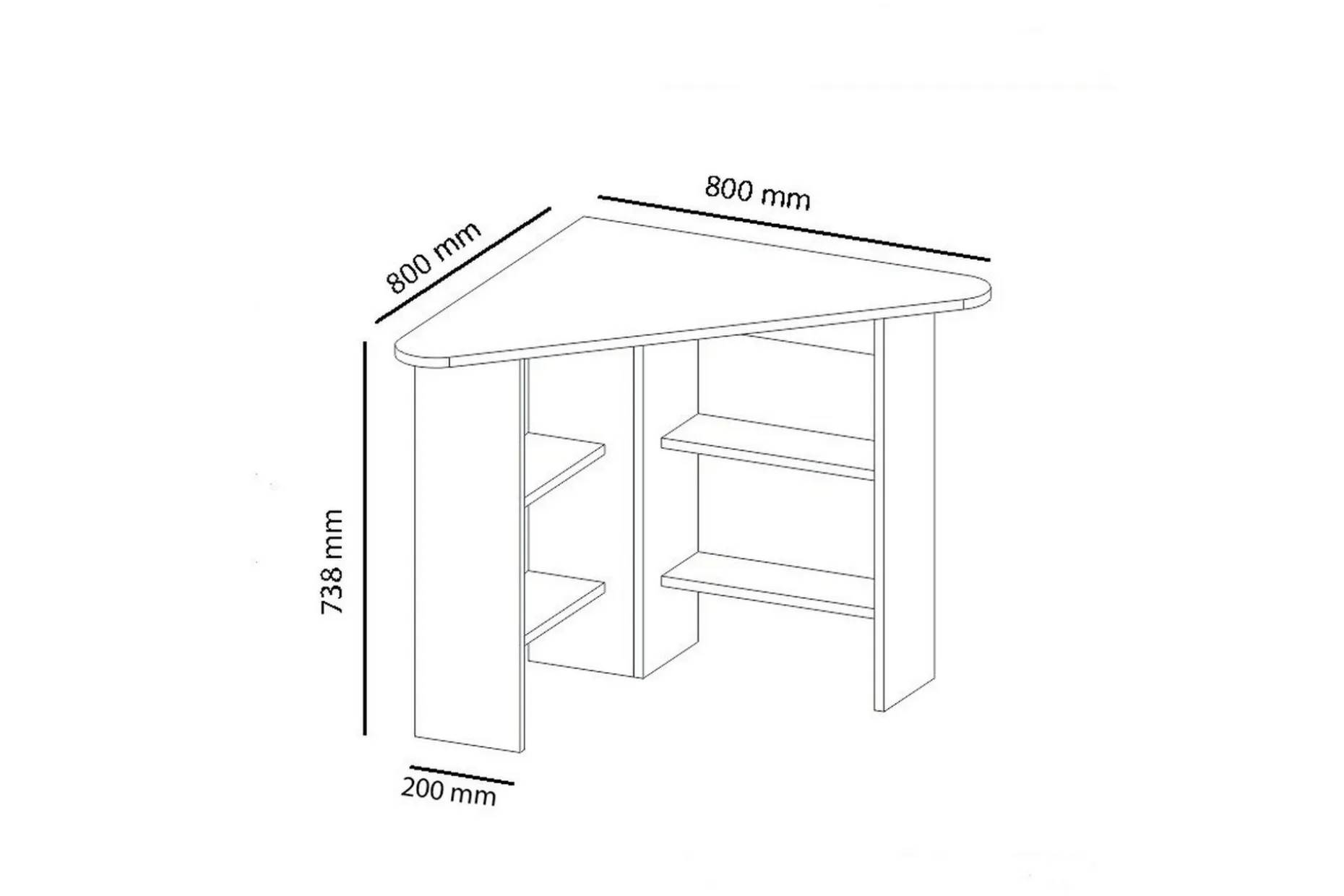 Kiolbassa Skrivebord 94 cm