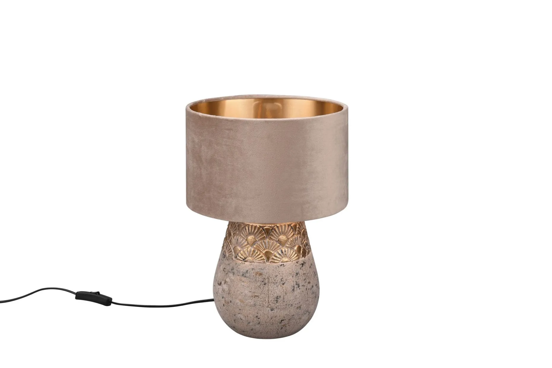 Kiran Bordlampe E27 Antikkgrå