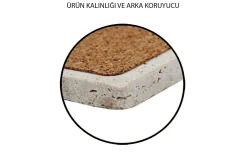 Kjøkkenutstyr Glassmatte (4 deler)