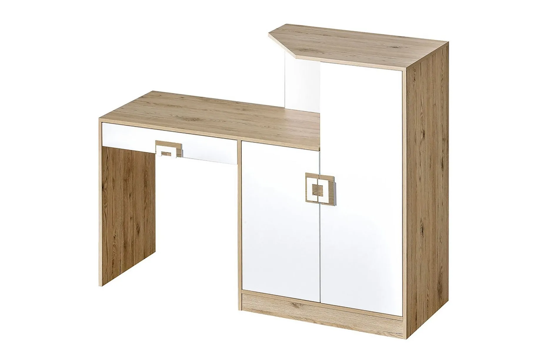 Klacksberg Skrivebord 150 cm med Oppbevaringsskuff + Skap