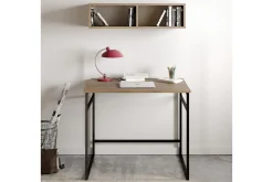 Klingbo Skrivebord 90 cm med Oppbevaring Vegghylle