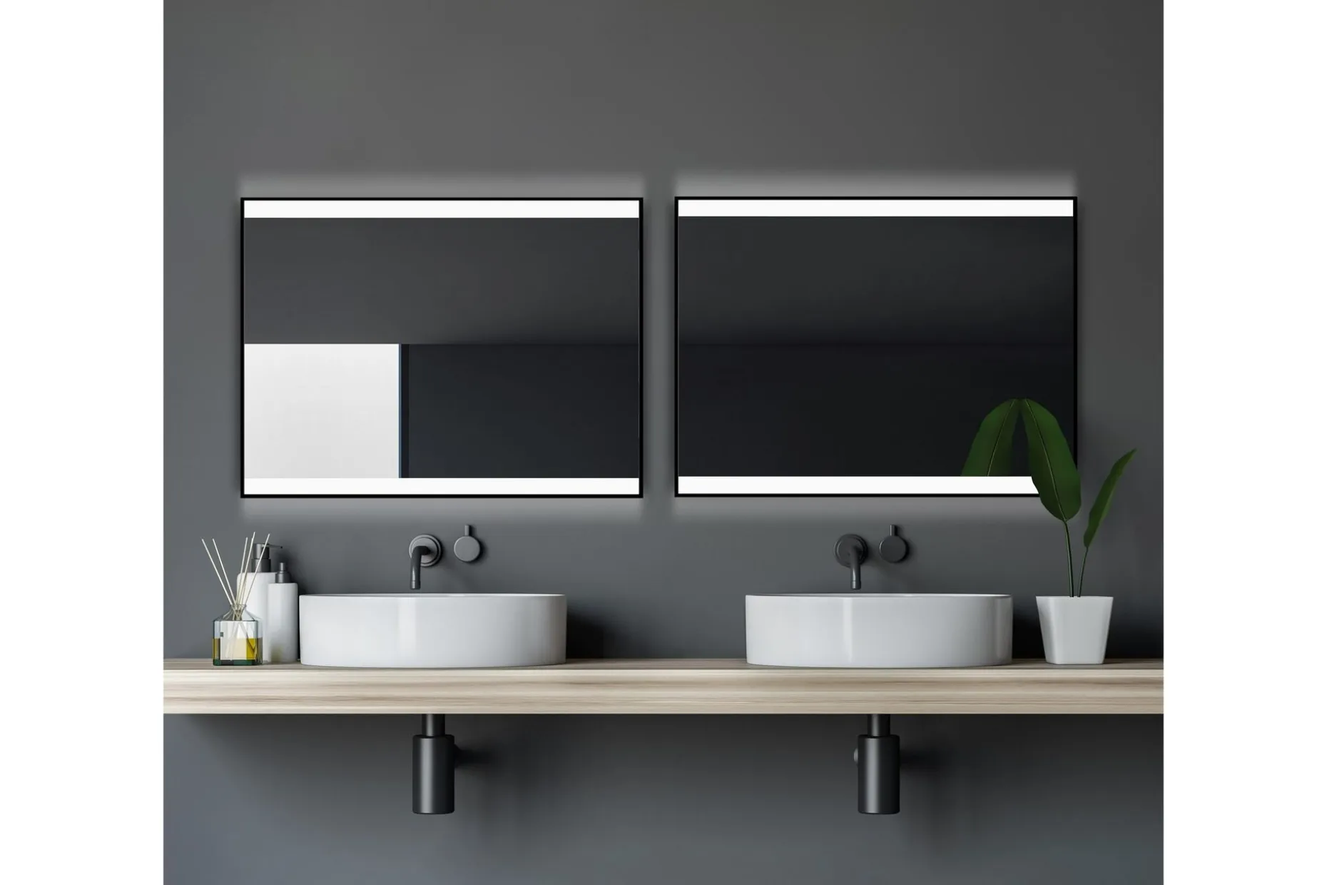 Knutby Baderomsspeil 60 cm LED-Lys