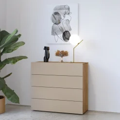 Kommode Impressio med 4 skuffer