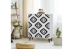 Kommode med 4 Dører 95x111 cm